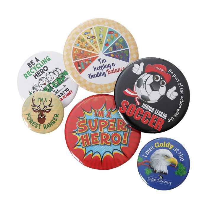 Promotional Round Button Badges-Bounce Creative Designs
