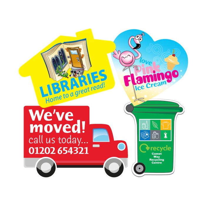 Promotional Shaped Paper Stickers On Sheets-Bounce Creative Designs Promotional Shaped Paper Stickers On Sheets-Bounce Creative Designs