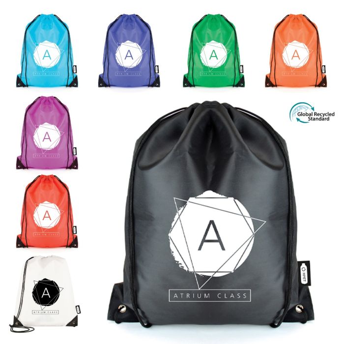 Promotional RPET Pegasus Drawstring Bag