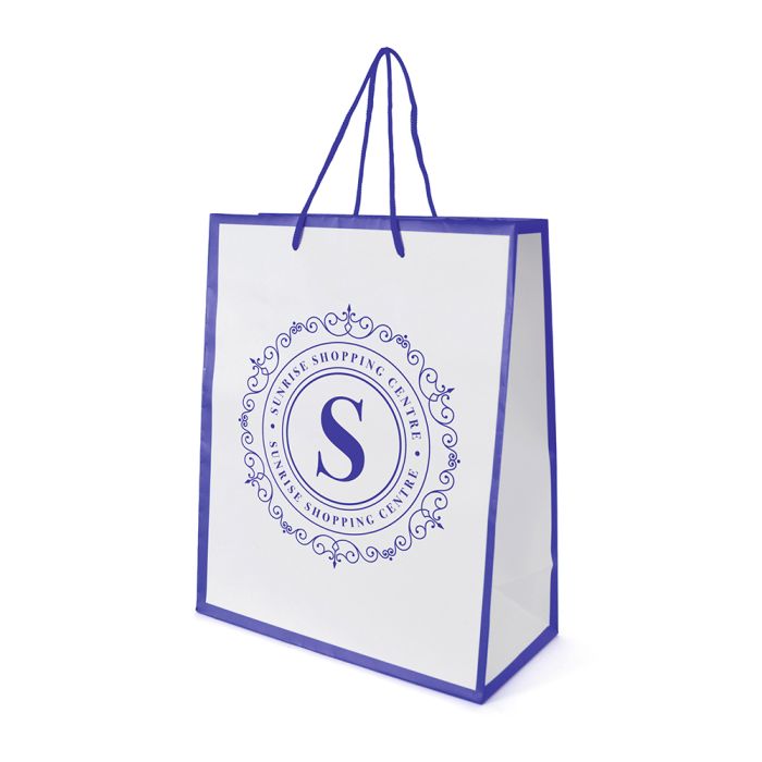 Promotional Newquay Medium Glossy Paper Bag Promotional Newquay Medium Glossy Paper Bag