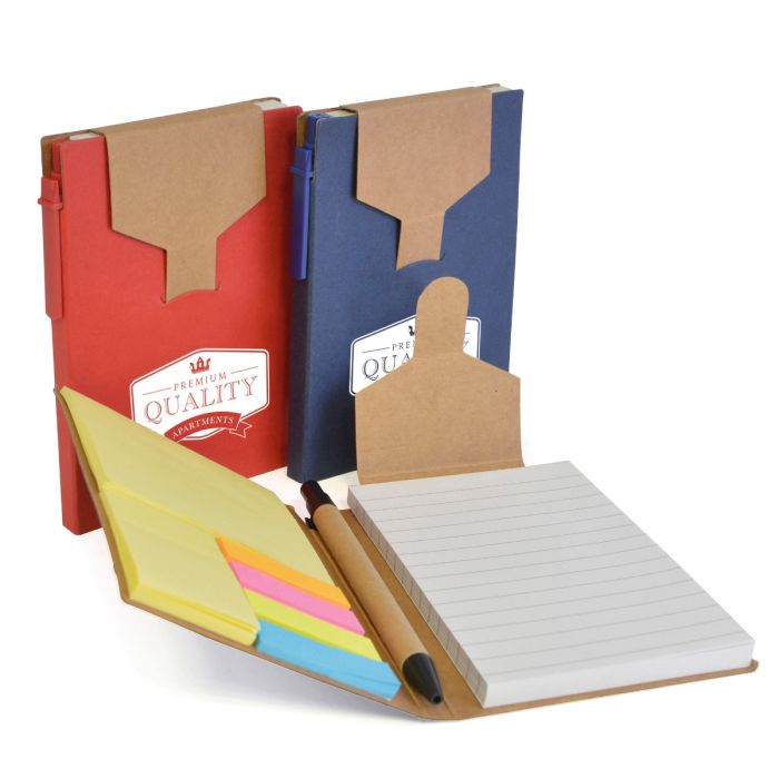 Promotional Peckham Recycled Notepad & Sticky Notes Booklet Promotional Peckham Recycled Notepad & Sticky Notes Booklet