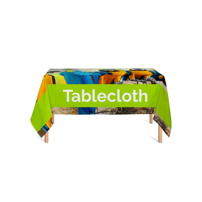 Recycled Tablecloth With Full Colour Print Bespoke Size-Promotional Products-Bounce Creative Designs Recycled Tablecloth With Full Colour Print Bespoke Size-Promotional Products-Bounce Creative Designs
