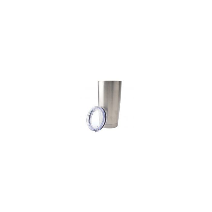 Smart Cup Flask Metal Takeout Mug Silver - 1 Bounce Creative Designs Smart Cup Flask Metal Takeout Mug Silver - 1 Bounce Creative Designs
