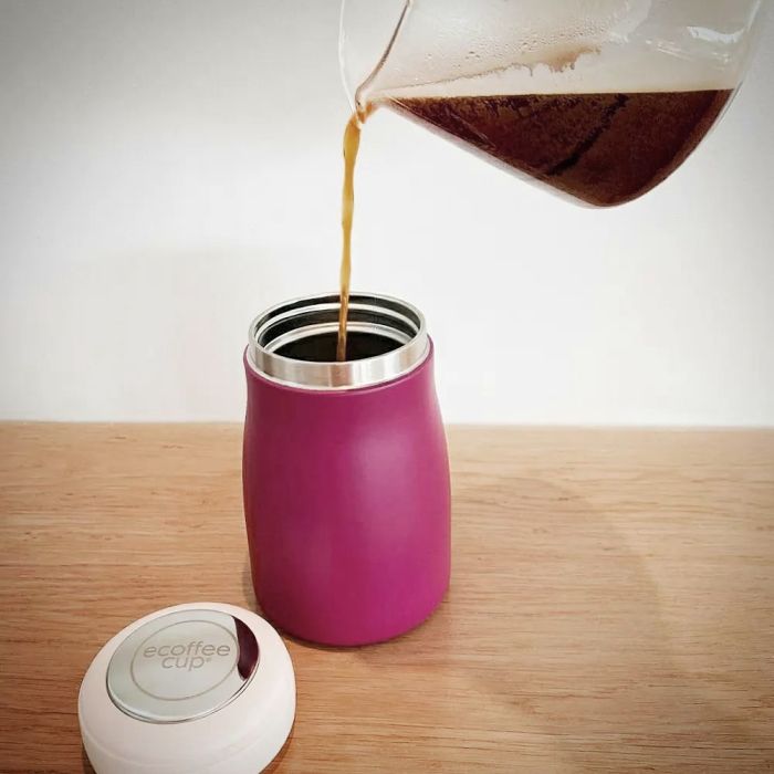 Ecoffee Softail Tall Vacuum Bottle Reusable Metal Bottle Official Brand - 1 Bounce Creative Designs