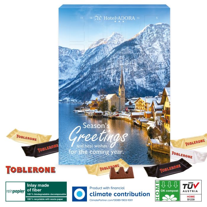 Promotional Large Bespoke Toblerone Advent Calendar Promotional Large Bespoke Toblerone Advent Calendar