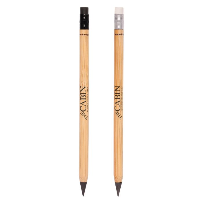 Promotional Eternity Bamboo Pencil with Eraser Promotional Eternity Bamboo Pencil with Eraser
