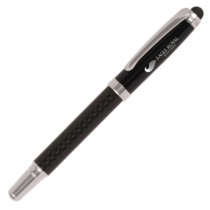 Promotional Carbon Fibre Capped Rollerball Pen Promotional Carbon Fibre Capped Rollerball Pen