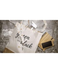 Organic cotton and jute bag (160gsm/4.72oz)