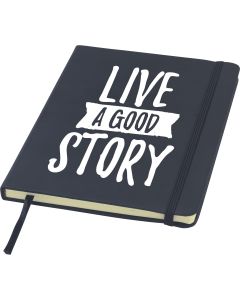 Notebook with plain paper (approx A5)