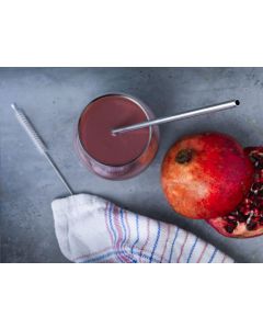 Reusable straw set 