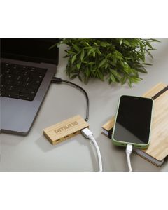 Bamboo USB hub