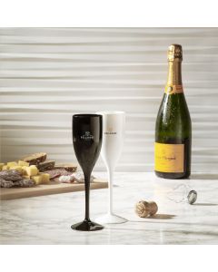 Reusable plastic champagne glass (150ml)
