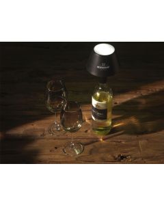 Wooosh recycled wine lamp