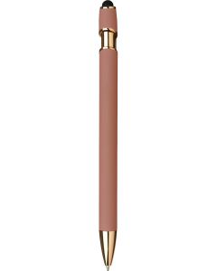 Luca recycled copper soft touch ballpen