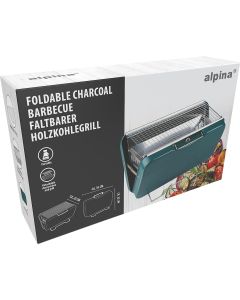 Portable charcoal BBQ