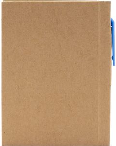  Recycled mini notebook and pen (approx A7)