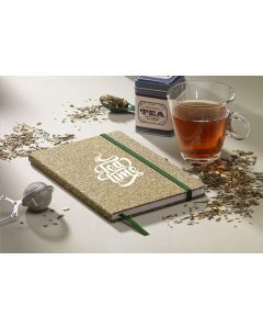 Tea and cork notebook (approx A5)