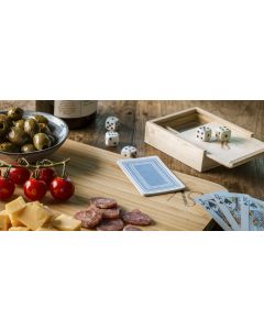 Dice and card game