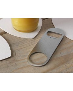 Metal bottle opener