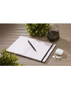 Bamboo cover notebook with naked spine (approx. A5)