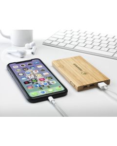 Bamboo power bank (4,000 mAh) 
