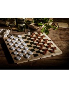 Rackpack wine gift box & checkers game