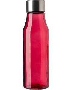 Coloured Glass Bottle with Metal Lid 500ml
