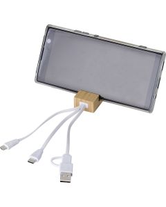 The Sutton - Bamboo charger and keyring