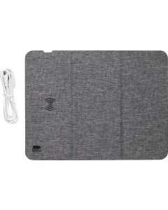 The Selene - RPET wireless charger mouse mat/phone stand