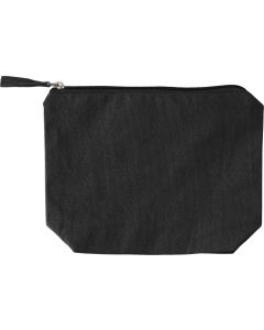 The Cressida - Recycled cotton cosmetic bag. (180gsm/5.31oz)