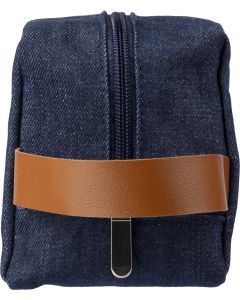 The Marianne - Denim cosmetic bag