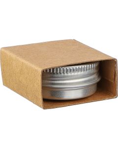 Lip balm in a tin case