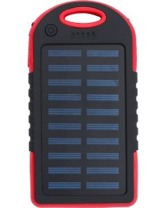 The Arin - Rubberised solar power bank (4000 mAh)