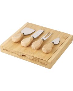 The Zea - Bamboo cheese board set (5pc)