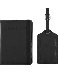 The Zani - Recycled PU passport holder and luggage tag