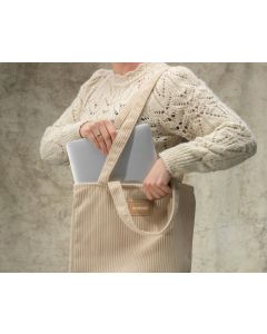 The Alfie - Recycled corduroy laptop bag
