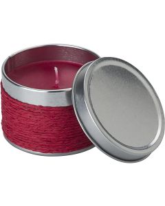 Fragranced candle in a tin