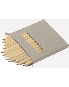 Twelve Small Coloured Pencil set