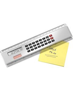 Ruler with calculator