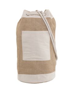 Jute duffel bag