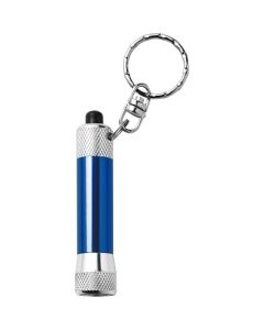 Aluminium LED torch keyring