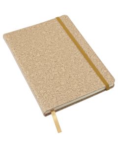 The Violet - Notebook with cork printed cover (approx. A5)