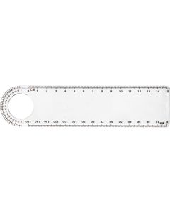 Ruler with Loupe & Protractor 15cm