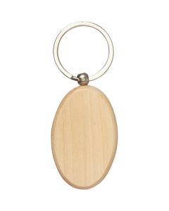 The Katherine - Oval wooden keyring
