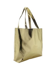 Gold Laminated Shopping Bag
