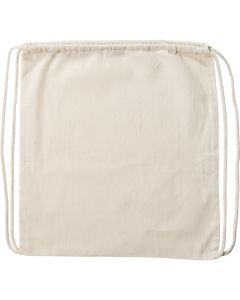 The Dominique - Cotton drawstring bag. (120gsm/3.54oz)