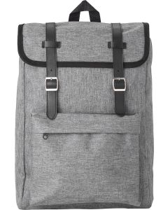 Two Tone Backpack With Flap Closure