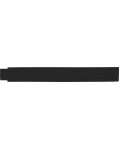 2m foldable ruler - Black