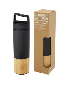 Torne Copper Vacuum Insulated Bottle Stainless Steel and Bamboo 540ml