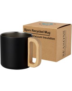 Bjorn 360 ml RCS Certified Recycled Stainless Steel Mug with Copper Vacuum Insulation